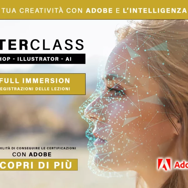 MasterClass Adobe Photoshop, Illustrator ed intelligenza artificiale