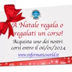 A Natale regala o regalati un corso!